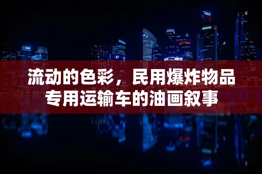 流动的色彩，民用爆炸物品专用运输车的油画叙事