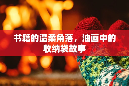 书籍的温柔角落，油画中的收纳袋故事