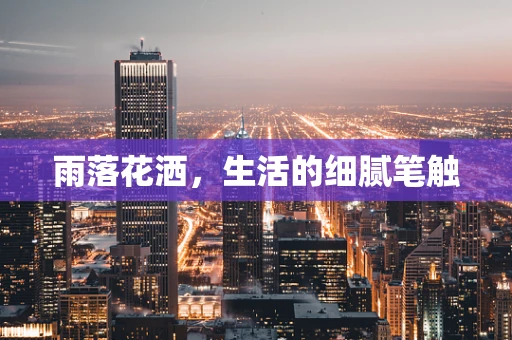 雨落花洒，生活的细腻笔触