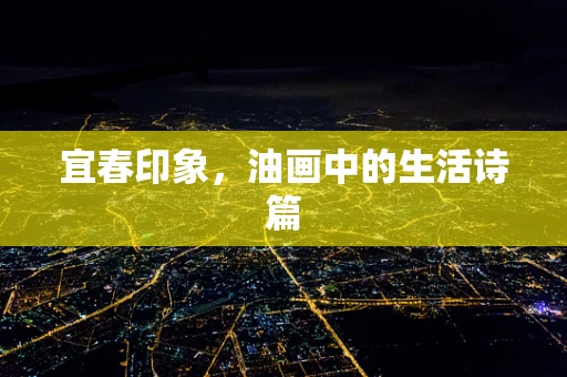 宜春印象，油画中的生活诗篇