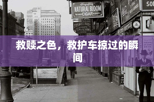 救赎之色，救护车掠过的瞬间