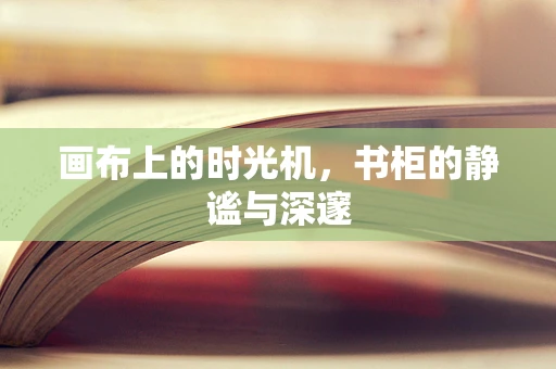 画布上的时光机，书柜的静谧与深邃