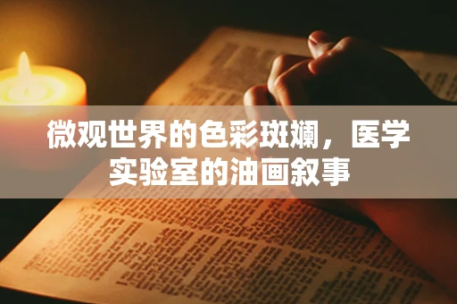 微观世界的色彩斑斓，医学实验室的油画叙事