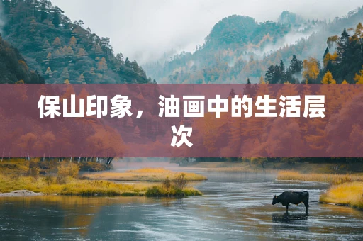 保山印象，油画中的生活层次
