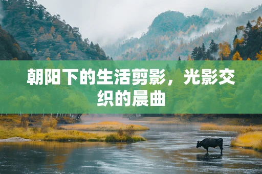 朝阳下的生活剪影，光影交织的晨曲