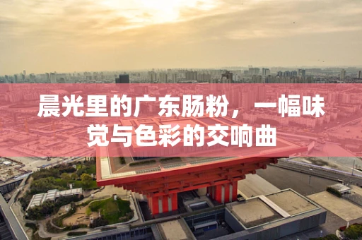 晨光里的广东肠粉，一幅味觉与色彩的交响曲