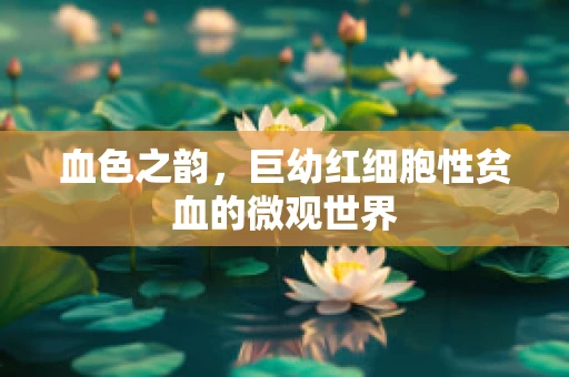 血色之韵，巨幼红细胞性贫血的微观世界