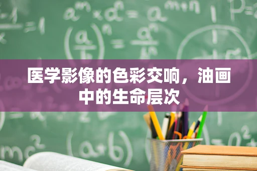 医学影像的色彩交响，油画中的生命层次