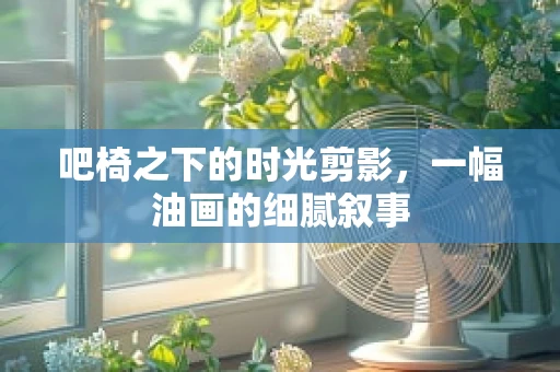 吧椅之下的时光剪影，一幅油画的细腻叙事