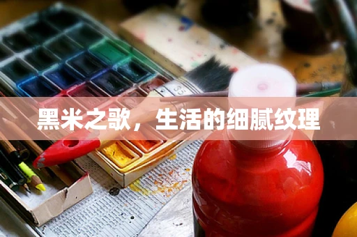 黑米之歌，生活的细腻纹理