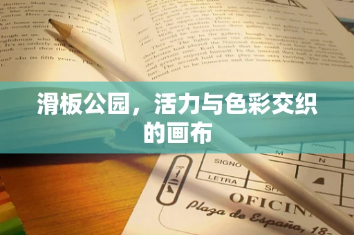 滑板公园，活力与色彩交织的画布