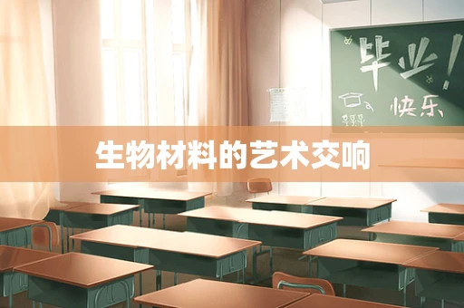 生物材料的艺术交响