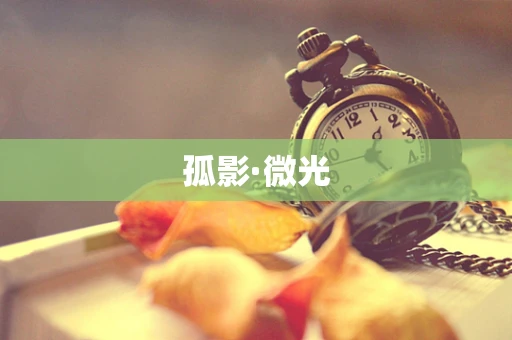 孤影·微光