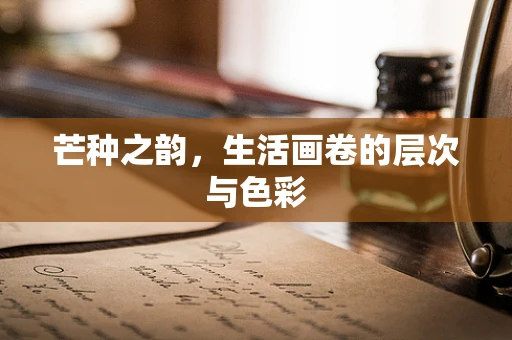 芒种之韵，生活画卷的层次与色彩