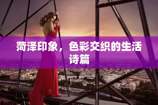 菏泽印象，色彩交织的生活诗篇