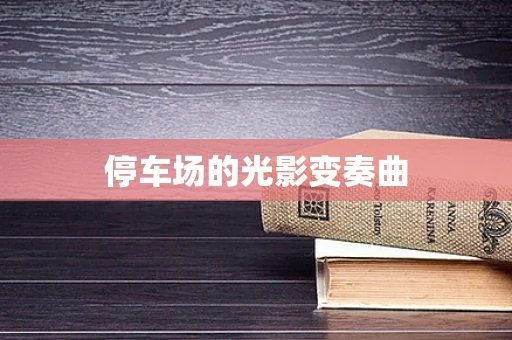 停车场的光影变奏曲