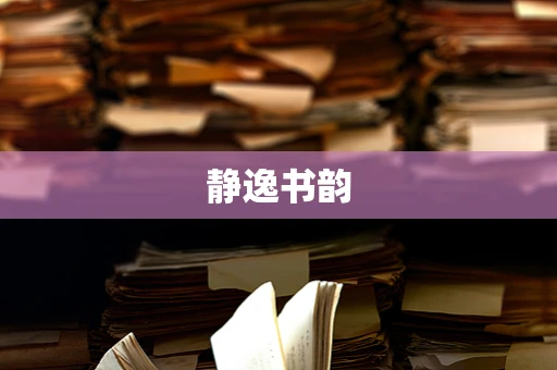 静逸书韵