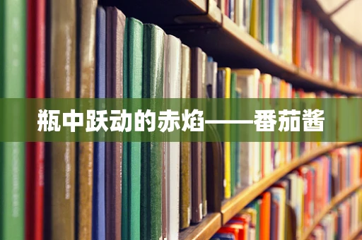瓶中跃动的赤焰——番茄酱