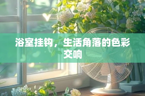 浴室挂钩，生活角落的色彩交响