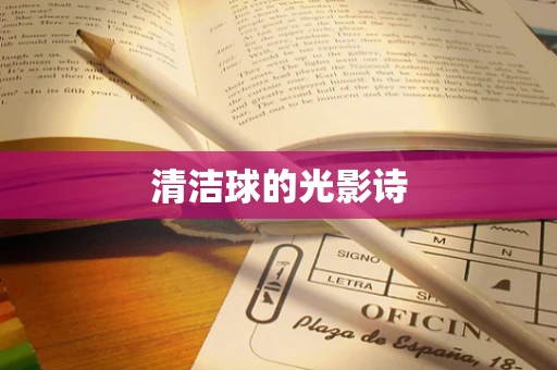 清洁球的光影诗