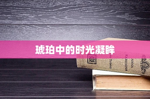 琥珀中的时光凝眸