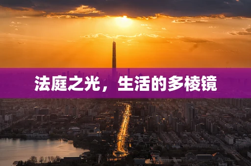 法庭之光，生活的多棱镜