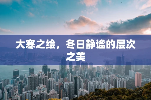 大寒之绘，冬日静谧的层次之美