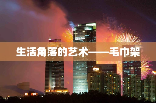 生活角落的艺术——毛巾架