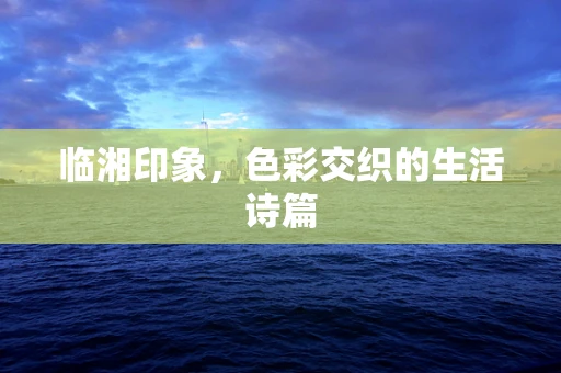 临湘印象，色彩交织的生活诗篇