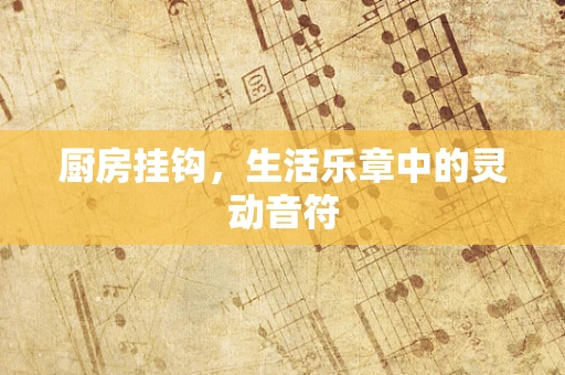 厨房挂钩，生活乐章中的灵动音符