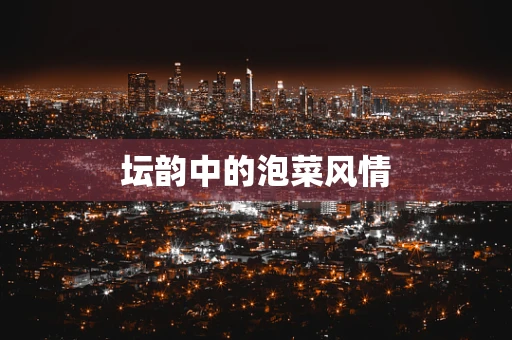 坛韵中的泡菜风情