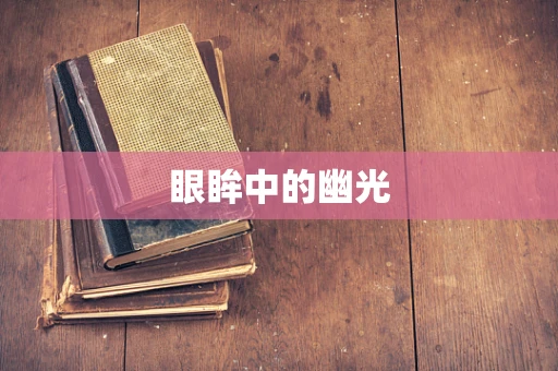 眼眸中的幽光
