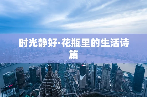 时光静好·花瓶里的生活诗篇