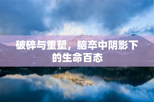 破碎与重塑，脑卒中阴影下的生命百态