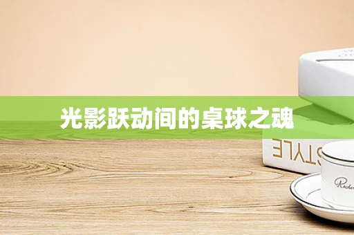 光影跃动间的桌球之魂