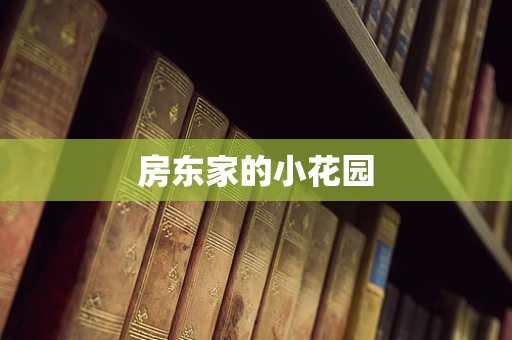 房东家的小花园