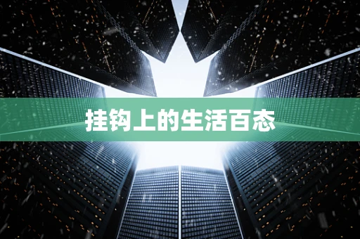 挂钩上的生活百态