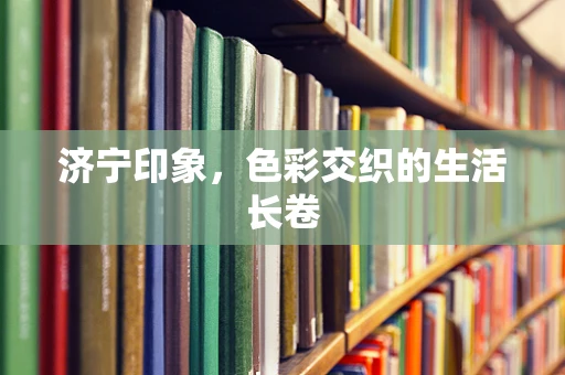 济宁印象，色彩交织的生活长卷