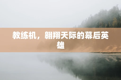 教练机，翱翔天际的幕后英雄