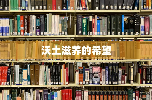 沃土滋养的希望