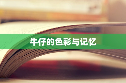 牛仔的色彩与记忆