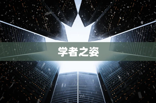 学者之姿