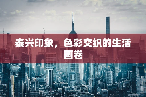 泰兴印象，色彩交织的生活画卷
