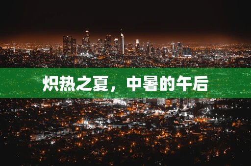 炽热之夏，中暑的午后