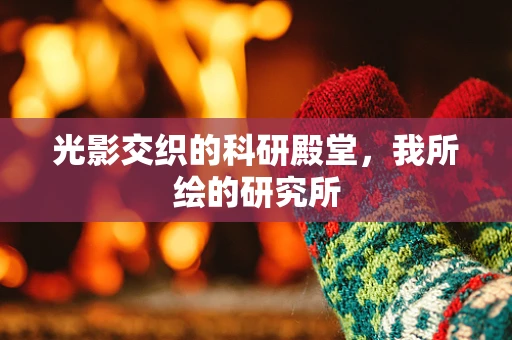 光影交织的科研殿堂，我所绘的研究所