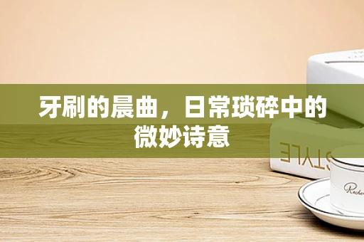 牙刷的晨曲，日常琐碎中的微妙诗意