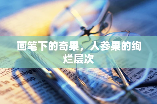 画笔下的奇果，人参果的绚烂层次