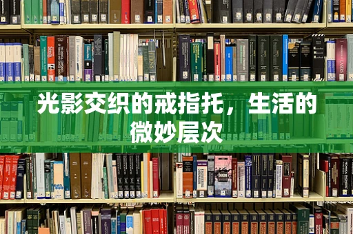 光影交织的戒指托，生活的微妙层次