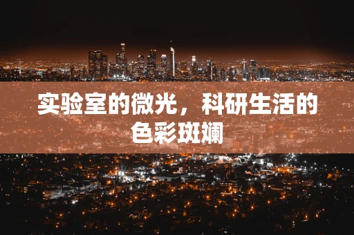 实验室的微光，科研生活的色彩斑斓