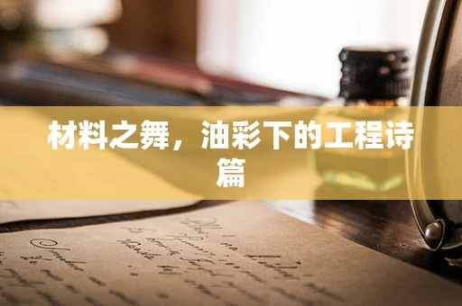 材料之舞，油彩下的工程诗篇